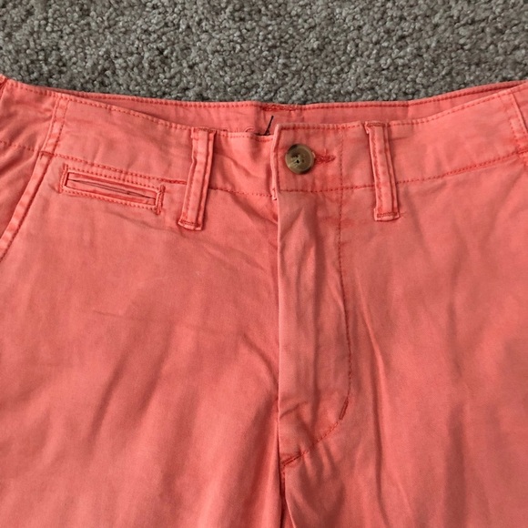 American Eagle Short Mens Size 28 Next Level Flex Coral Chino - Picture 2 of 11